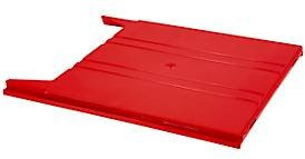 Ablagefach Eichner Flat für Wandsortierer, Farbe: rot, B/T/H: 24,0 x 1,5 x 30,2 cm, Füllhöhe 9 mm, passend für A4 - Bild 1