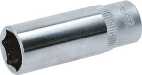 KS Tools 1/4" CLASSIC Sechskant-Stecknuss lang, 13mm, silber - Bild 2