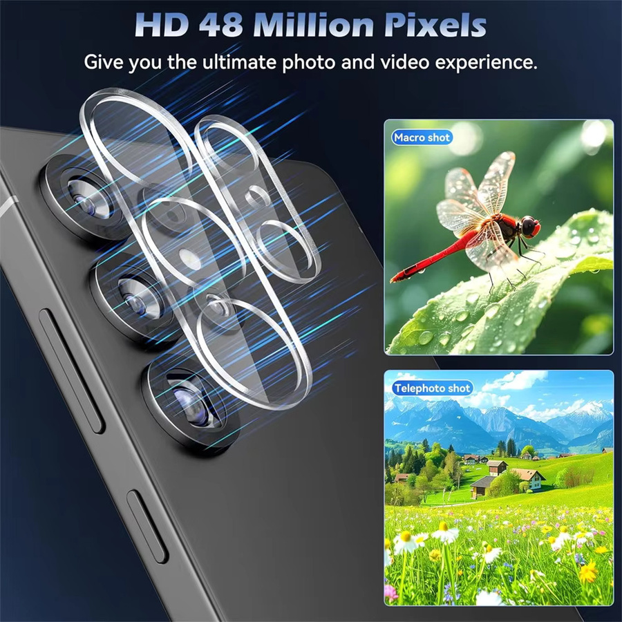 Set aus 1 bis 5 Kameraschutz aus gehärtetem Glas für Samsung Galaxy S26 S25 S24 S23 S22 Ultra Plus, transparente Rückseiten-Objektivabdeckung für HD-Klarheit - Bild 4