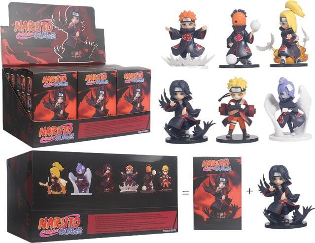 Bandai Naruto Shippuden Akatsuki Arc Blind Box, Actionfigur, Mehrfarbig - Bild 1