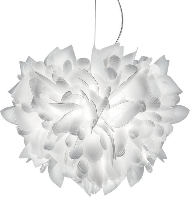 Slamp Veli Foliage Suspension Large Pendelleuchte in Transparent mit Opalflex und E27 Fassung, höhenverstellbar und dimmbar - Bild 1