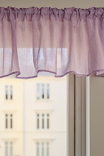 Jotex Schabracke LAYER in Lila aus Baumwoll-Polyester-Mischung - Bild 1