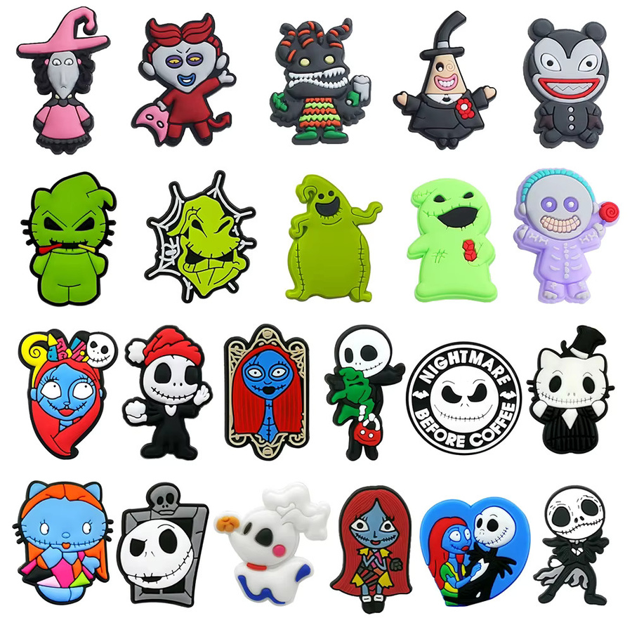 Hot Toys Charms, Nightmare Before Christmas, Schädel, Jack, Schuhzubehör - Bild 2