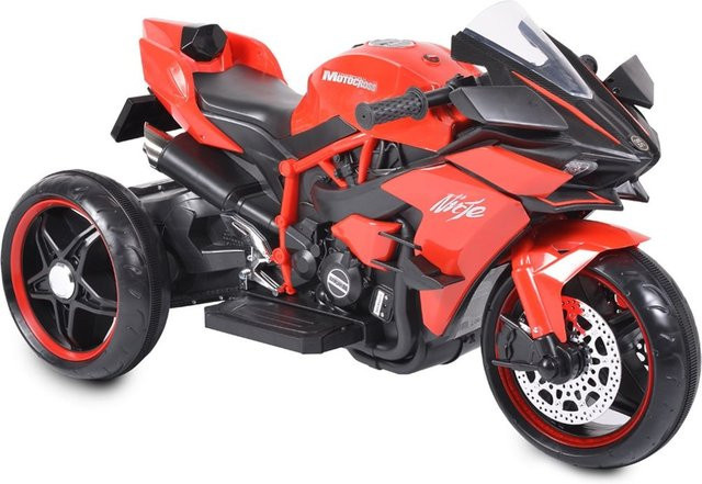 Moni Ninja Elektromotorrad mit LED-Beleuchtung rot ab 3 Jahren - Bild 1