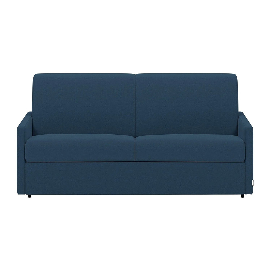 Schlafsofa Calife von Vente-unique in Marineblau mit Stoffbezug, Breite: 190 cm - Bild 2