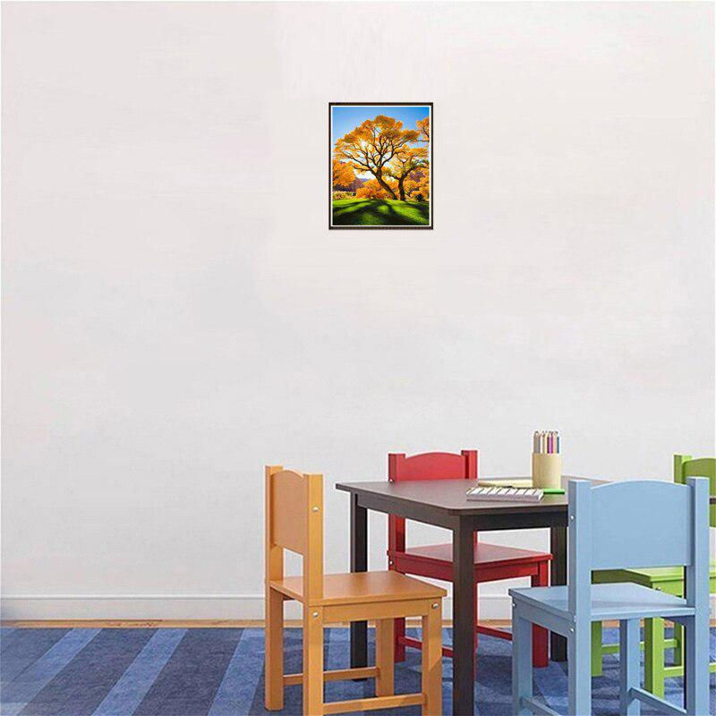 FIYO 5D Diamond Painting Set Rund mit Blumenmotiv, Mehrfarbig, B/H: 20 x 30 cm - Bild 2