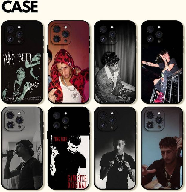 Handyhülle Rapper Y-Yung BeefS für iPhone 17 16 15 14 13 12 11 Pro Max Plus Mini aus weichem TPU - Bild 1