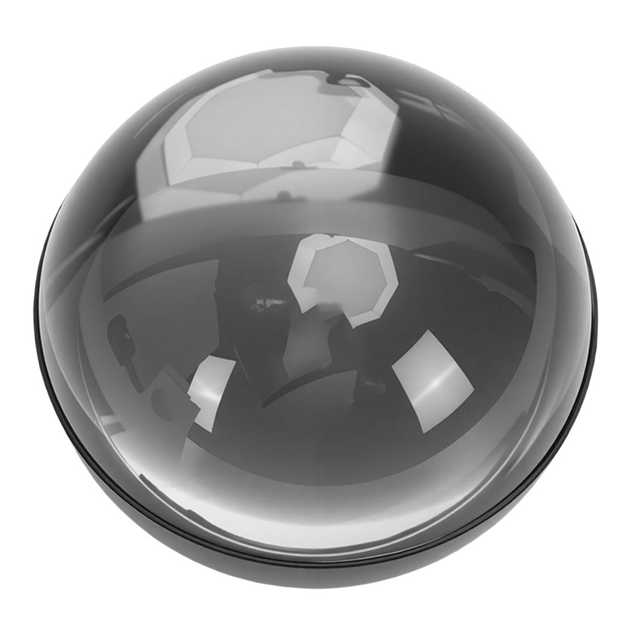 Musysh Memory Sphere Lampe mit 2,7 Zoll Kristallkugel als personalisierter 3D Videoplayer in Weiß - Bild 1