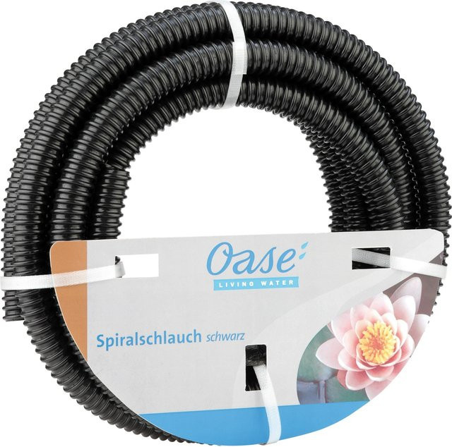 Oase Spiralschlauch aus PVC in Schwarz, Durchmesser: 32 mm (1 1/4 Zoll), Länge: 10 m - Bild 1