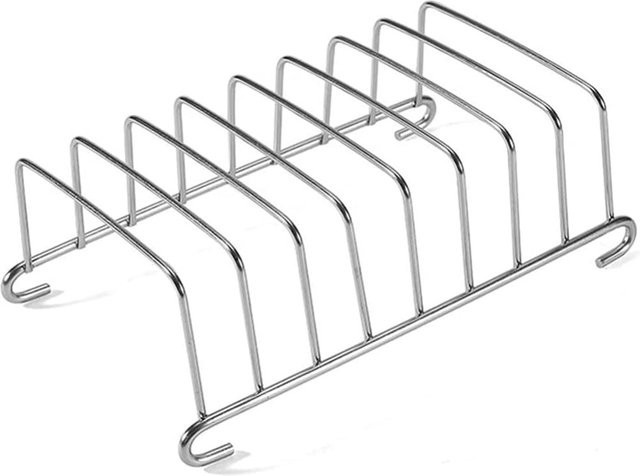 FEB.WIND Kühlgitter aus Edelstahl in Silber, rechteckiges Toast- und Brot-Rack als Zubehör für die Heißluftfritteuse - Bild 1