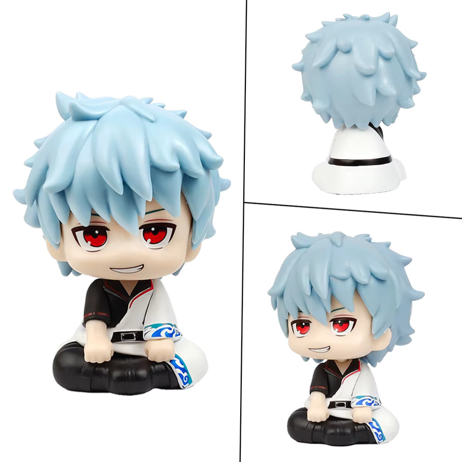 Potdemiel Chibi-Figur, Sitzender Anime-Stil, Einzelfigur, Kunststoff - Bild 3