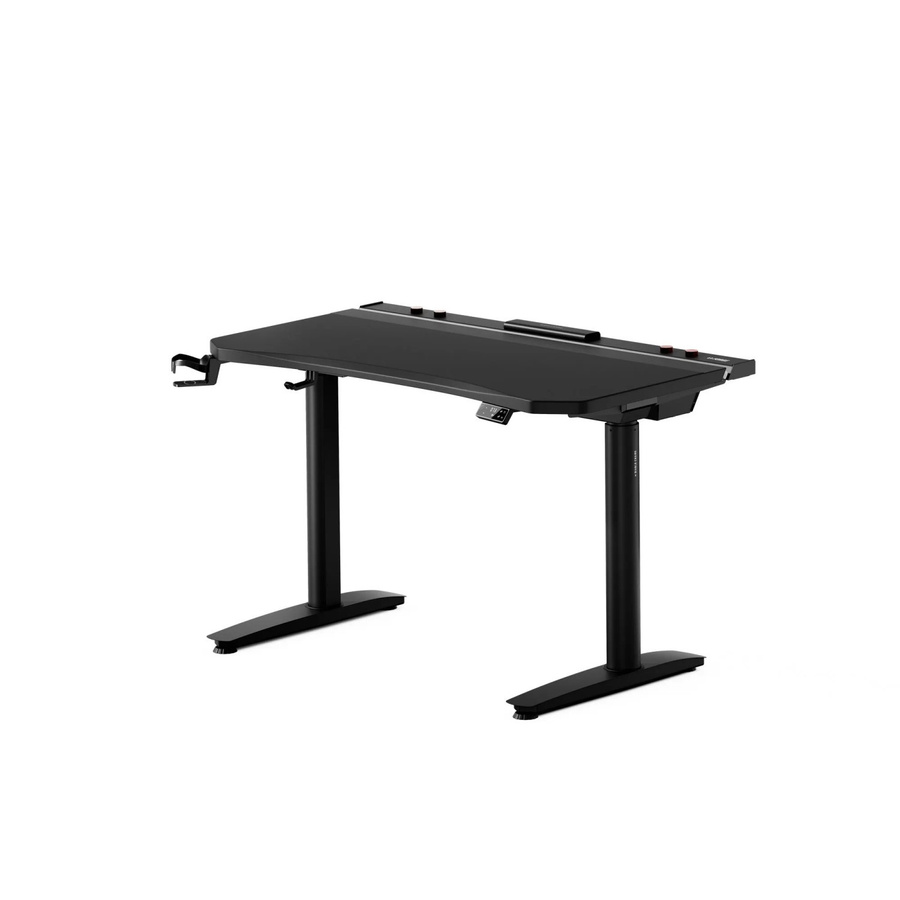 Elektrisch verstellbarer Gaming-Schreibtisch Diablo X-Forge in Schwarz mit Kabelwanne und Metallgestell, Breite: 120 cm, Tiefe: 70 cm, Höhe: 70 bis 122 cm - Bild 2