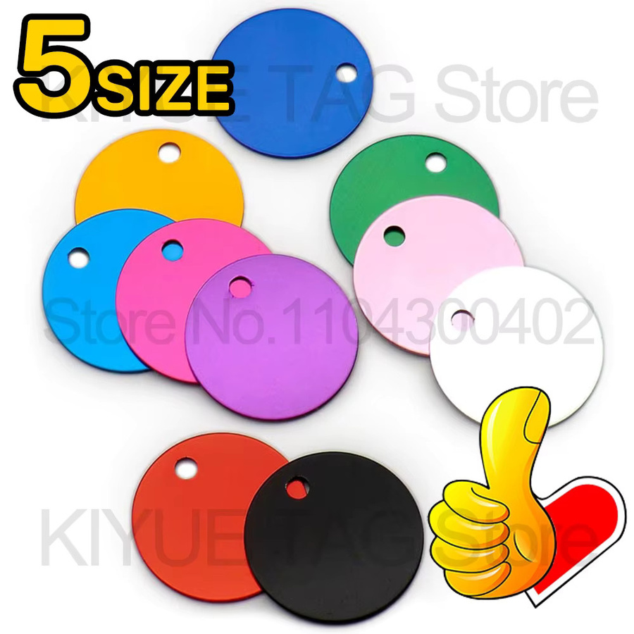 KIYUE Anhänger, Aluminium, eloxiert, Hunde-ID-Tags - Bild 3