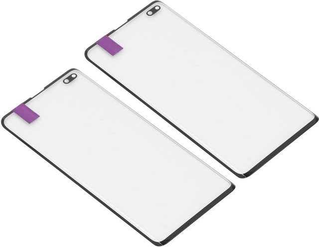 2 Stück Frontglas Ersatz für Samsung Galaxy S10 Plus mit OCA Kleber und Reparaturwerkzeugen in Weiß und Transparent von TOMTOP JMS - Bild 1