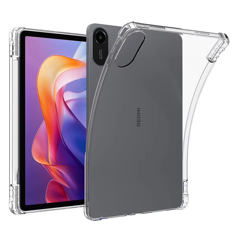 Stoßfeste Schutzhülle für Xiaomi Redmi Pad 2 HD 11 Zoll mit Stifthalter in Transparent - Bild 2