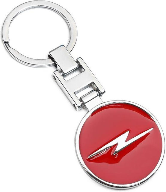 Opel Schlüsselanhänger Metall, rot, Unisex - Bild 1