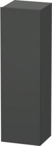 Duravit Hochschrank DuraStyle in Graphit Matt mit Tür rechts, B: 40 cm, T: 36 cm, H: 140 cm - Bild 1