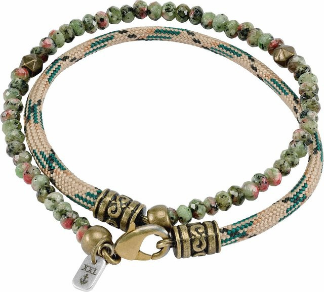 Mey & Edlich Barcelona-Talisman, Messing, Bunt, Mineralsteine, Kristall, Herren - Bild 1