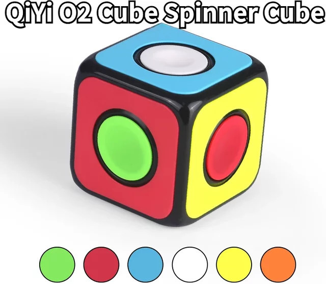 QiYi O2 Cube Spinner Magic Speed Cube, Puzzle, Lernspielzeug - Bild 1