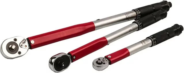 ZJMZYM Präziser Drehmomentschlüssel mit reversibler Ratsche für Auto, Motorrad und Fahrrad, Größen 1/2, 1/4 und 3/8 - Bild 1