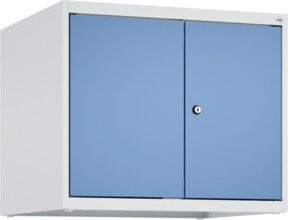 C+P Aufsatzschrank Classic PLUS mit 2 Abteilen, Wandmontage, Stahlkonstruktion, Zylinderschloss, B/T/H: 50 x 60 x 50 cm - Bild 1