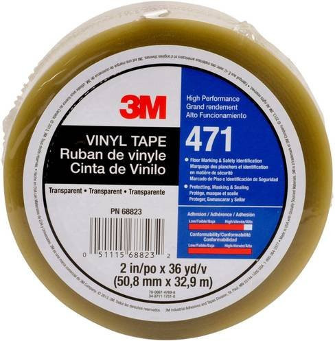 3M 471F 471T5033 PVC-Klebeband transparent Breite: 50 mm, Länge: 33 m - Bild 1