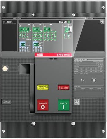 ABB XT7H M 800 EKIP M Leistungsschalter in Grau mit Einstellbereich 800 - 8000A und Schaltspannung bis 600 V/AC - Bild 1