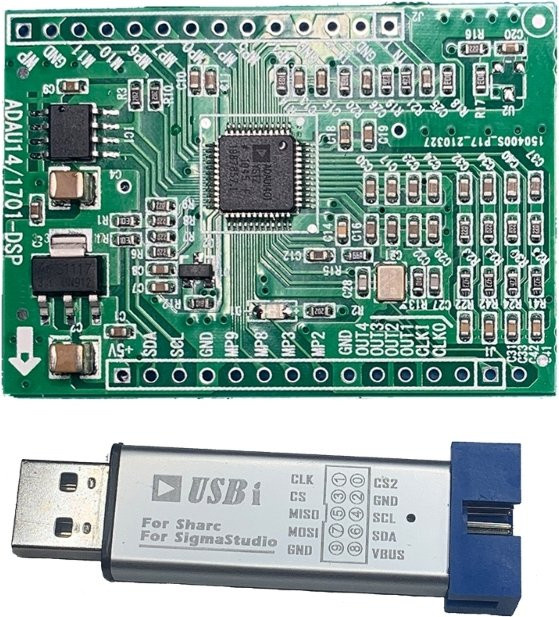 AREOFRGB ADAU1401 Single-Chip-DSPmini-Lernboard zur individuellen Anpassung - Bild 1