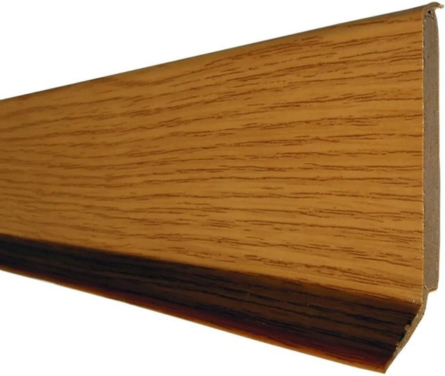Döllken Profiles System 9 Kernsockelleiste Eiche braun, H x B x T: 60 x 14 x 2550 mm - Bild 1