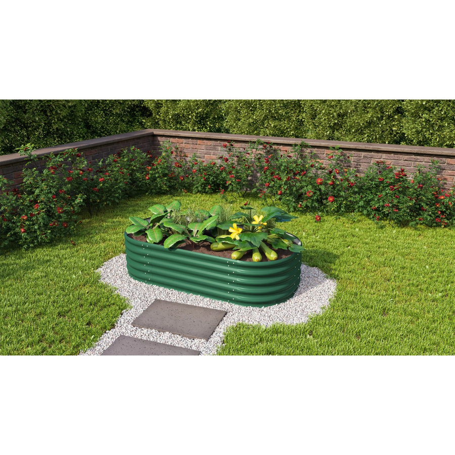 Vitavia Hochbeet Vita 401 in Seegras mit Schneckenschutz, B/T/H: 82 x 162 x 40 cm - Bild 3