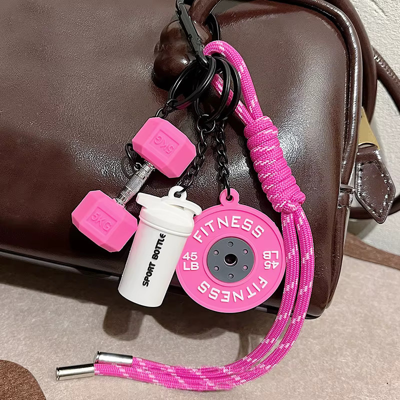 Yogodlns Schlüsselanhänger Silikon, Schwarz, Unisex - Bild 2