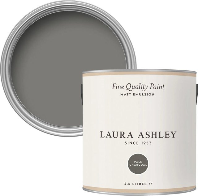 Laura Ashley Wandfarbe Pale Charcoal Grau 2,5 l - Bild 1