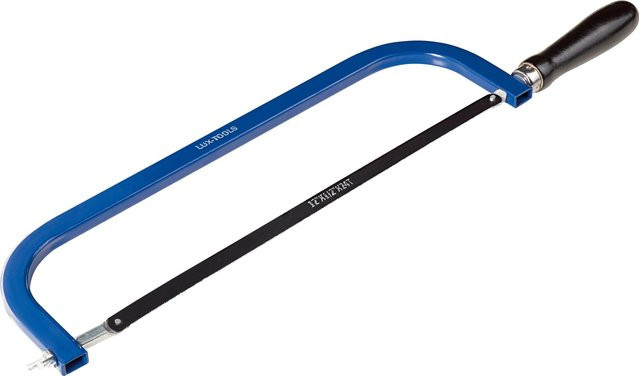 LUX-TOOLS Sägebogen aus Metall in Blau mit 300 mm Spannweite - Bild 1