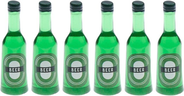 Rico Design Miniatur Bierflaschen 6-teiliges Set - Bild 1