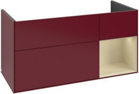 V&B Waschtischunterschrank Finion in Lackoptik, Breite: 119,6 cm, Tiefe: 49,8 cm - Bild 1