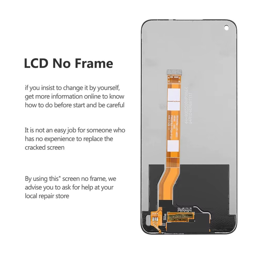 OPPO A96 CPH2333 LCD Display mit Touchscreen Digitizer Montage und Rahmen in Schwarz für die Telefon Reparatur - Bild 5