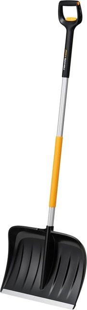 Fiskars Schneeschieber X-Series Teleskopierbar Schwarz-Orange B/L: 53 x 143 cm - Bild 1