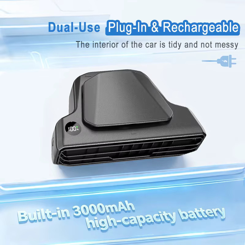 HOMEFISH MF1 Hochgeschwindigkeits-Autositz-Ventilator USB-betrieben zur Belüftung der Rückenlehne in Schwarz oder Weiß - Bild 4