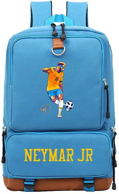 3-teiliges Schulrucksack-Set in Blau aus Oxford-Stoff mit Schultasche und Federmäppchen - Bild 1