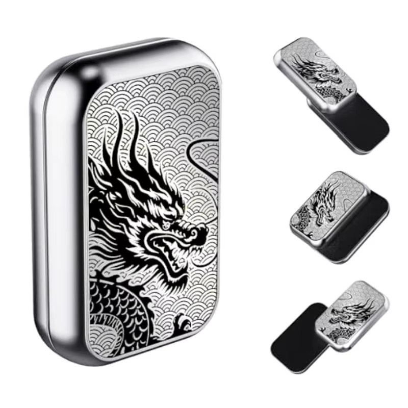 YIJOO Magnetisches mechanisches Karte schiebendes Stressabbau-Spielzeug, Metall-Fidget-Spinner - Bild 6