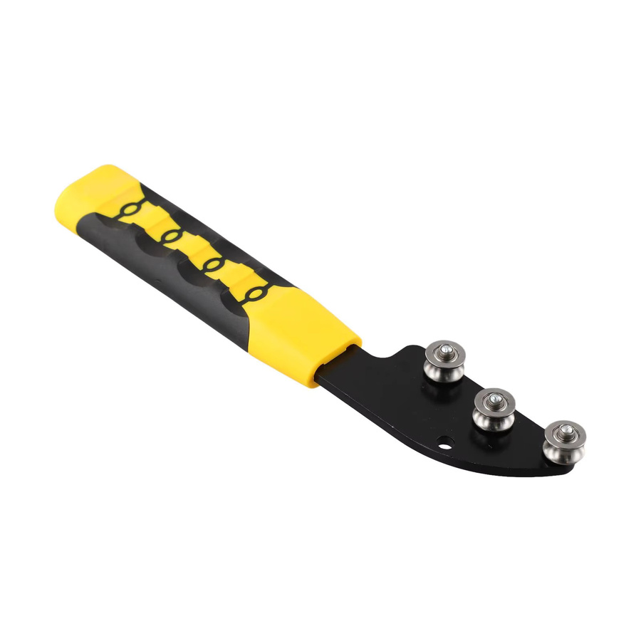 Vibratite Metall Drahtbiege-Werkzeug Set mit Richtwinkel-Platten in Gelb - Bild 1