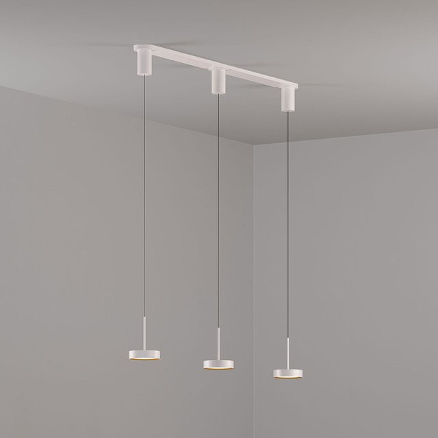 DLS Lighting Solana CS III LED-Pendelleuchte in Weiß und Gold, dimmbar und höhenverstellbar - Bild 1