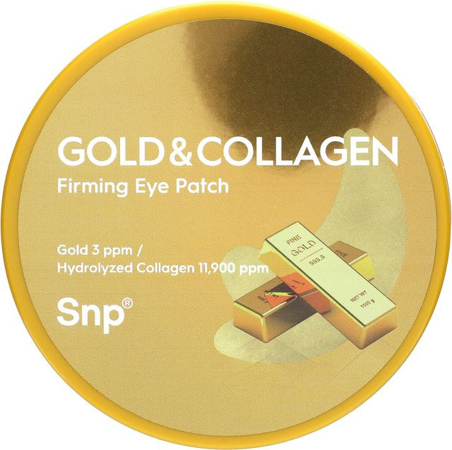 SNP Gold & Collagen Firming Eye Patch, 60 Blatt, Kollagen, Unisex - Bild 1