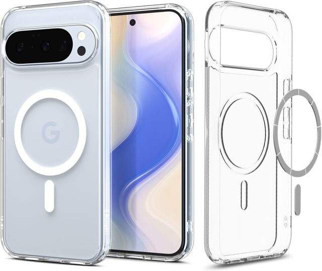 Spigen Ultra Hybrid MagSafe Schutzhülle für Google Pixel 10 Pro und Google Pixel 10 in Weiß/Transparent - Bild 1