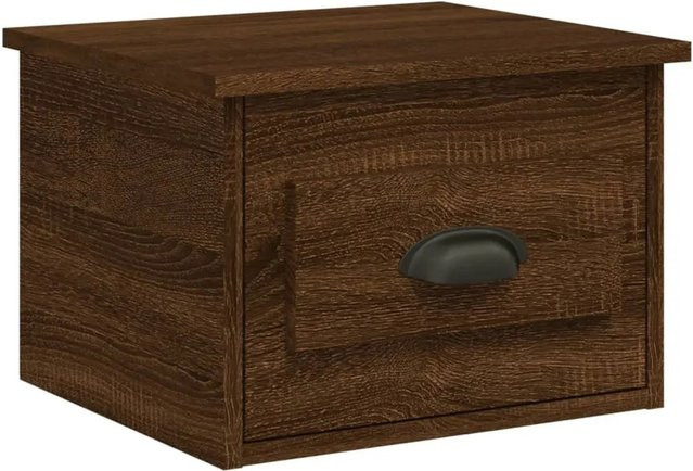 vidaXL Wand-Nachttisch in Braun Eichen-Optik, B/T/H: 41,5 x 36 x 28 cm - Bild 1