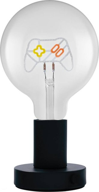 OSRAM LED-Tischleuchte Lettertable in Schwarz aus Metall und Glas, B/H/T: 12,5 x 23,1 x 12,5 cm - Bild 1