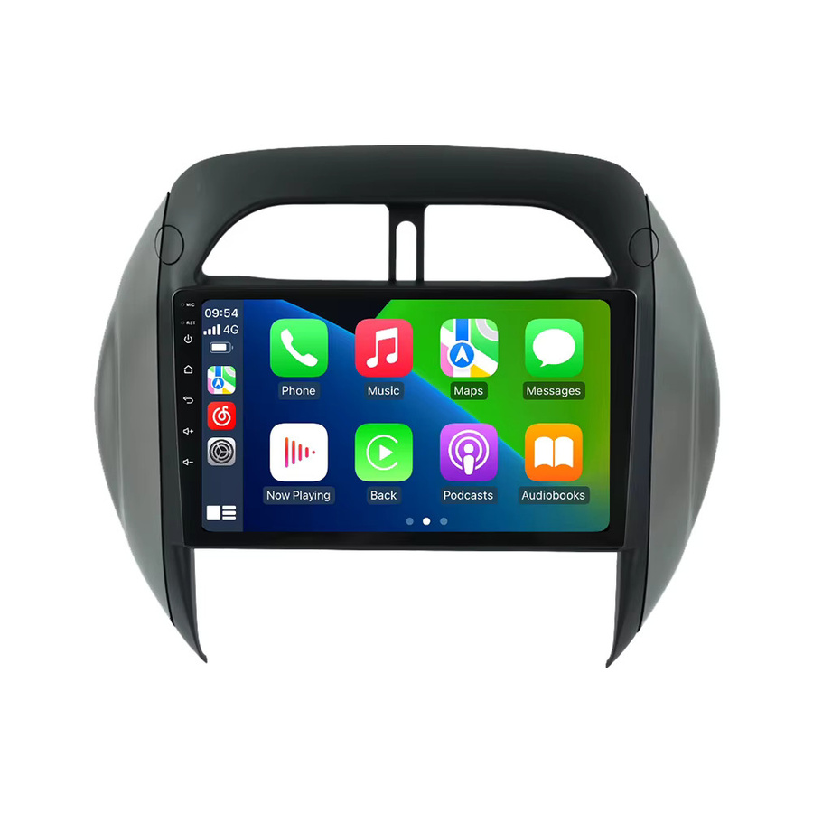 NAVIFANS Android 14 Autoradio mit 9 Zoll Display für Toyota Rav4 2003-2005, CarPlay, GPS Navigation und Multimedia Player, Schwarz - Bild 4
