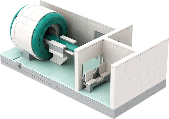 Gobricks MRT-Scanner-Blöcke, Baustein-Sammlung, Wissenschaft, ab 14 Jahre - Bild 1