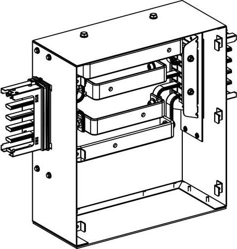 Schneider Electric KSA400ABT4 KSA Mitteneinspeisung für Verteilungshauptverteiler, 400A, Weiß - Bild 1