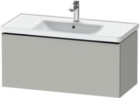 Duravit Waschtischunterschrank D-Neo, wandhängend, Grau matt, B: 98,4 cm, T: 45,2 cm, H: 44,0 cm - Bild 1